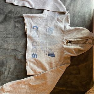 VINTAGE ADIDAS CROPPED HOODIE